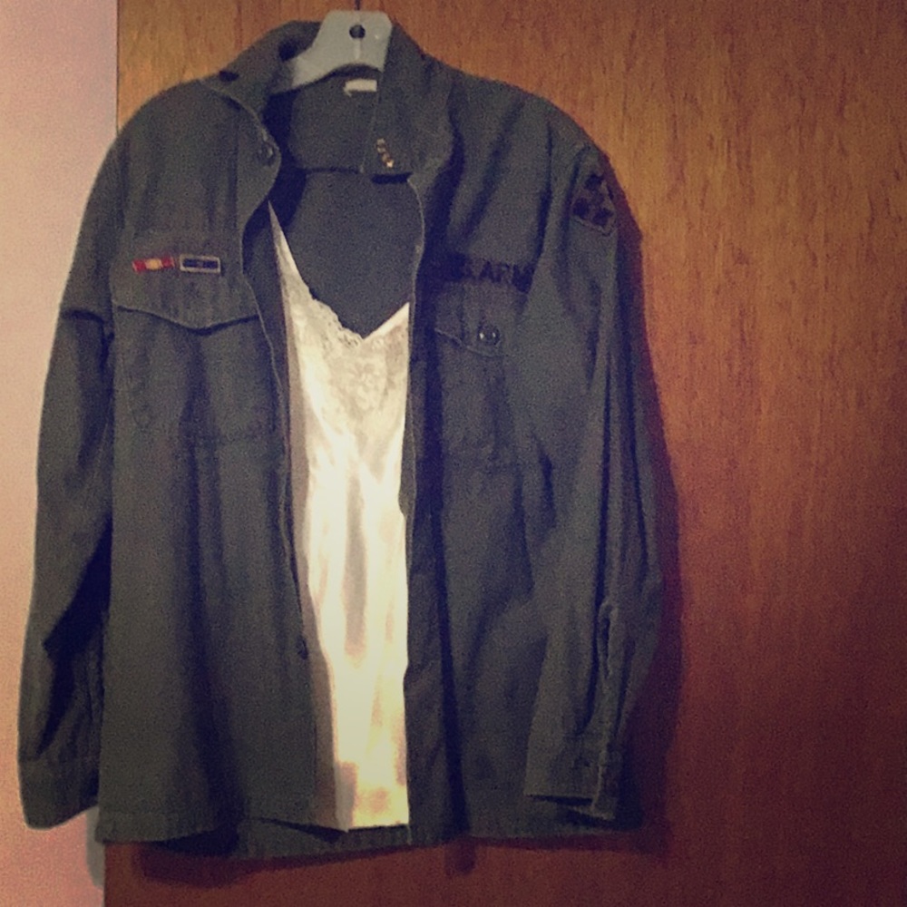 Authentic u.s army jacket  name dean